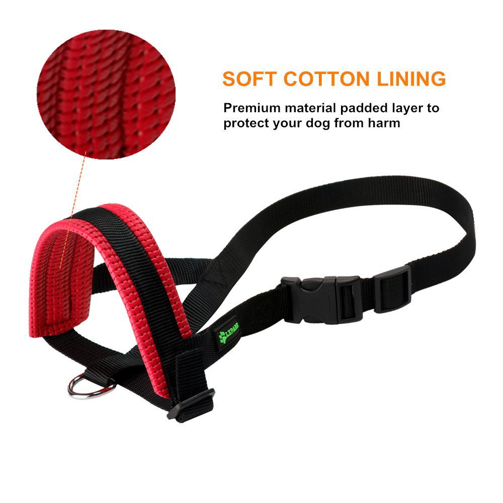 Dog Mouth Muzzle Anti Bark Dog Collar Breathable Dog Training Tool