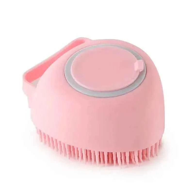 Dog & Cat Bath Massage Brush – Soft Silicone Pet Accessories Tools