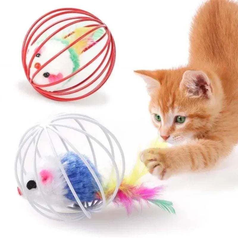 Cat Toy Kitten Playing Mouse Rat Mice Ball