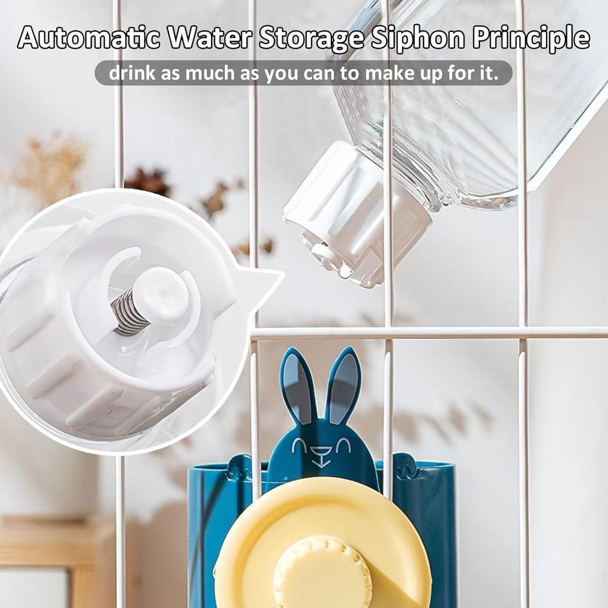 Hanging Automatic Food Water Dispenser For Cage