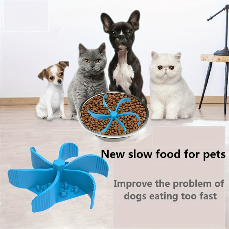 New Arrival Silicone Hexagon Food Divider Dog Slow Eating Mat