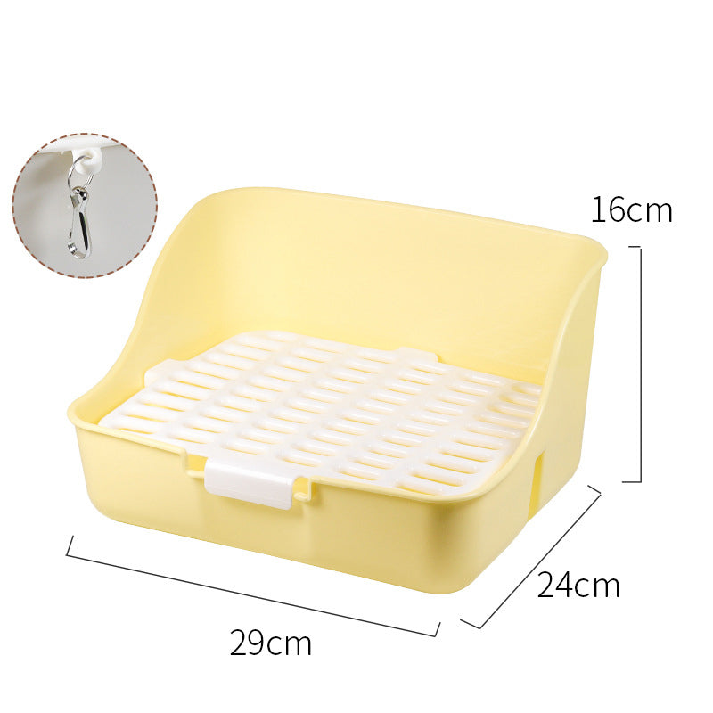 Rabbit Litter Box Bunny Corner Toilet Box Potty For  Small Pet