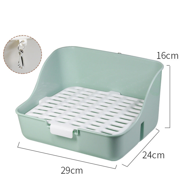 Rabbit Litter Box Bunny Corner Toilet Box Potty For  Small Pet