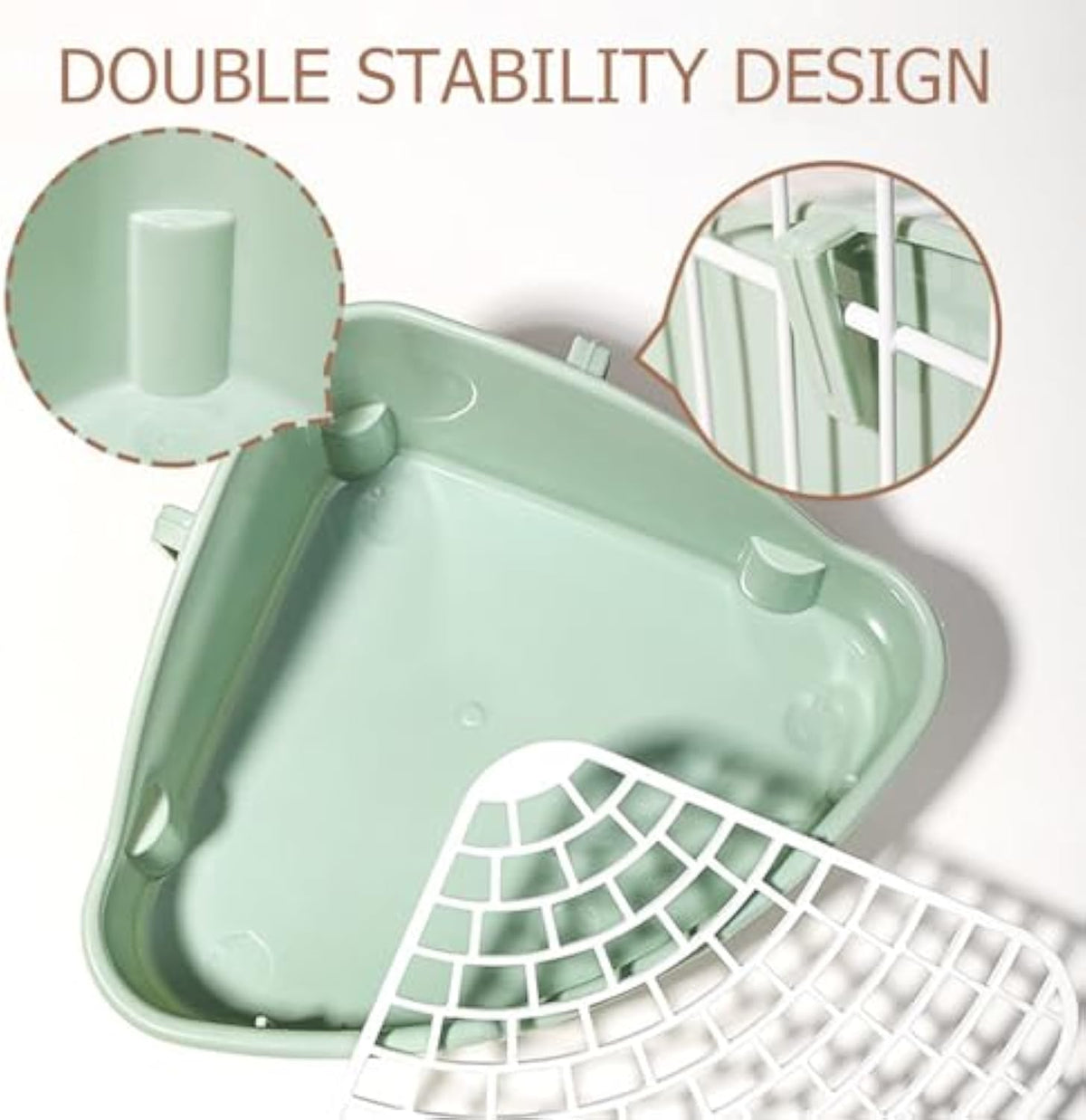 Rabbit Litter Box Bunny Corner Toilet Box Potty For  Small Pet