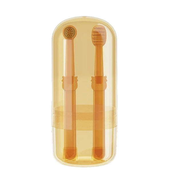 Teeth Whitening Dog Cat Silicone Soft Toothbrush Oral Care