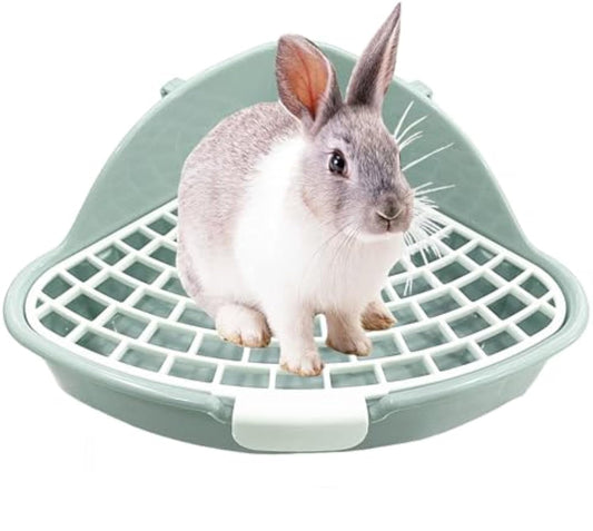 Rabbit Litter Box Bunny Corner Toilet Box Potty For  Small Pet