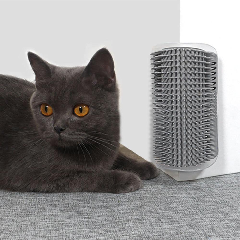 Massager for Cats Pet  Brush Remove Hair Comb Grooming Brushes Wall Mounted Scraper