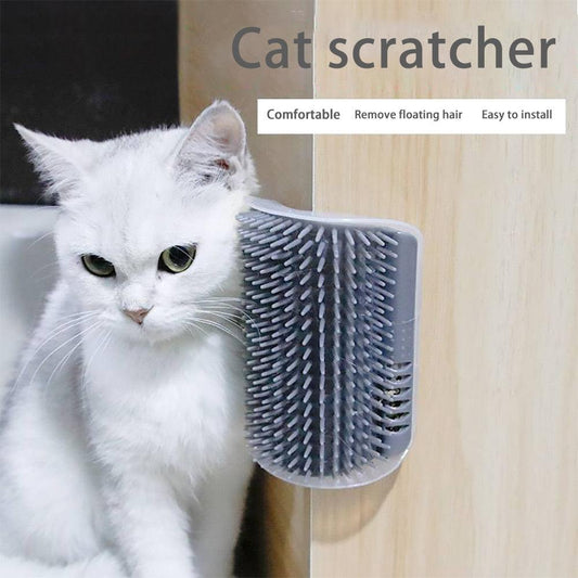 Massager for Cats Pet  Brush Remove Hair Comb Grooming Brushes Wall Mounted Scraper