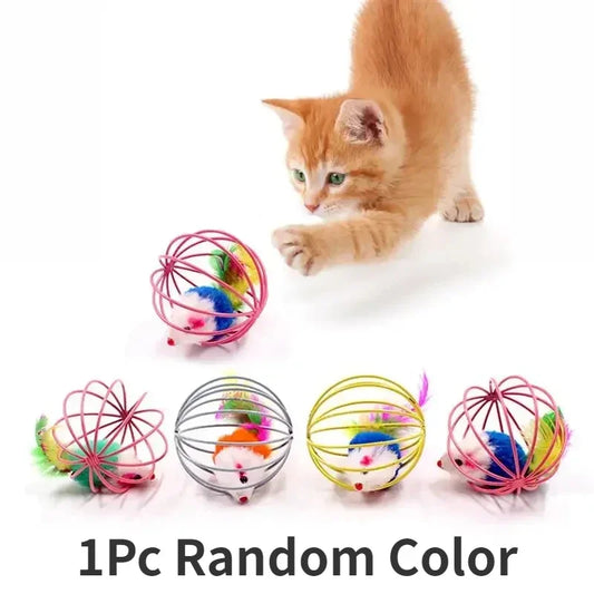 Cat Toy Kitten Playing Mouse Rat Mice Ball