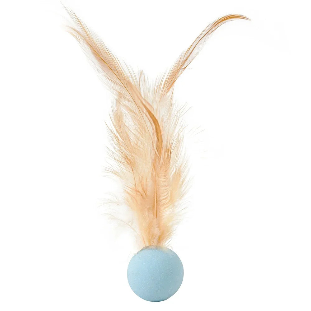 Funny Cat Elastic Ball Toy Interactive Balls Pet