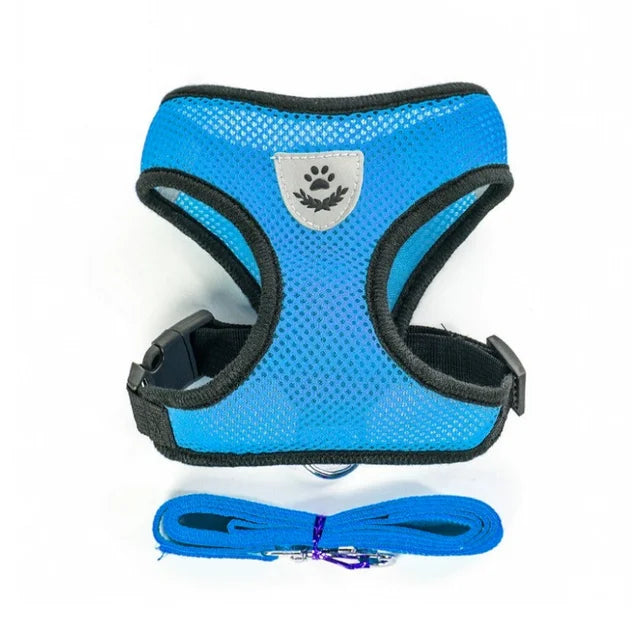 Cat Dog Harness with Lead Leash Adjustable Vest