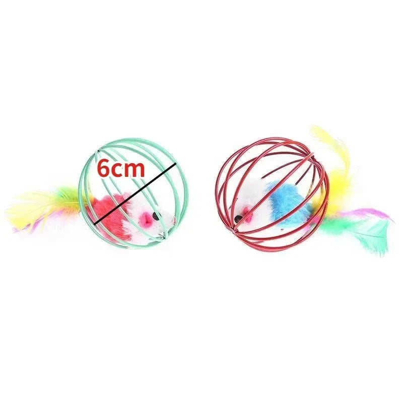 Cat Toy Kitten Playing Mouse Rat Mice Ball