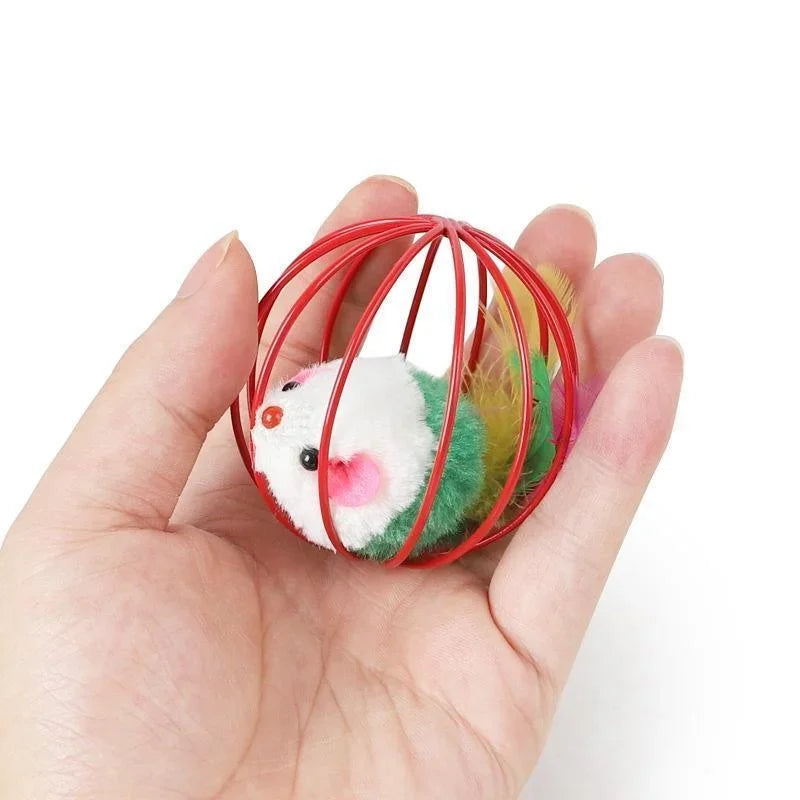 Cat Toy Kitten Playing Mouse Rat Mice Ball