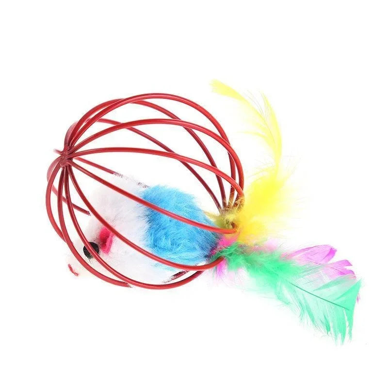 Cat Toy Kitten Playing Mouse Rat Mice Ball