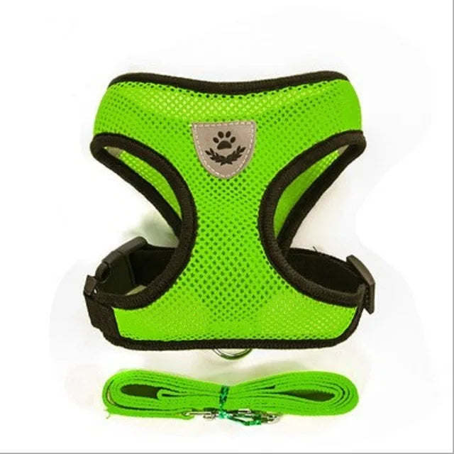 Cat Dog Harness with Lead Leash Adjustable Vest