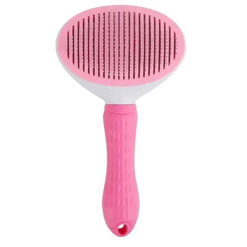 Self-Cleaning Pet Hair Removal Brush for Grooming
