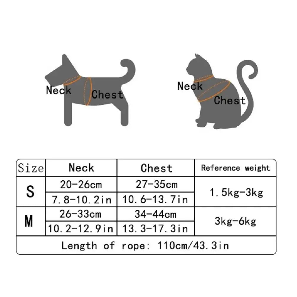 Cute Bear Vest Style Pet Leash for Small Pets
