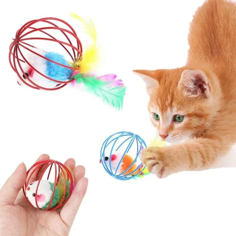 Cat Toy Kitten Playing Mouse Rat Mice Ball
