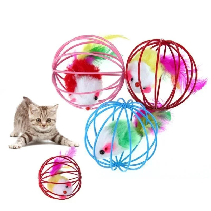Cat Toy Kitten Playing Mouse Rat Mice Ball