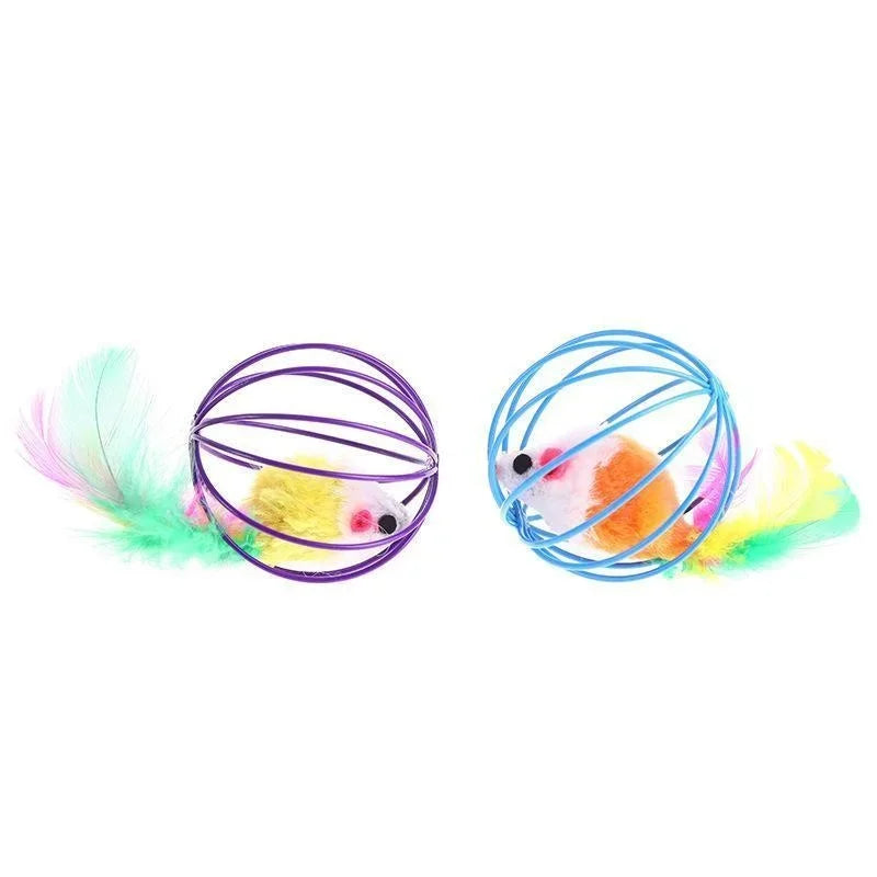 Cat Toy Kitten Playing Mouse Rat Mice Ball