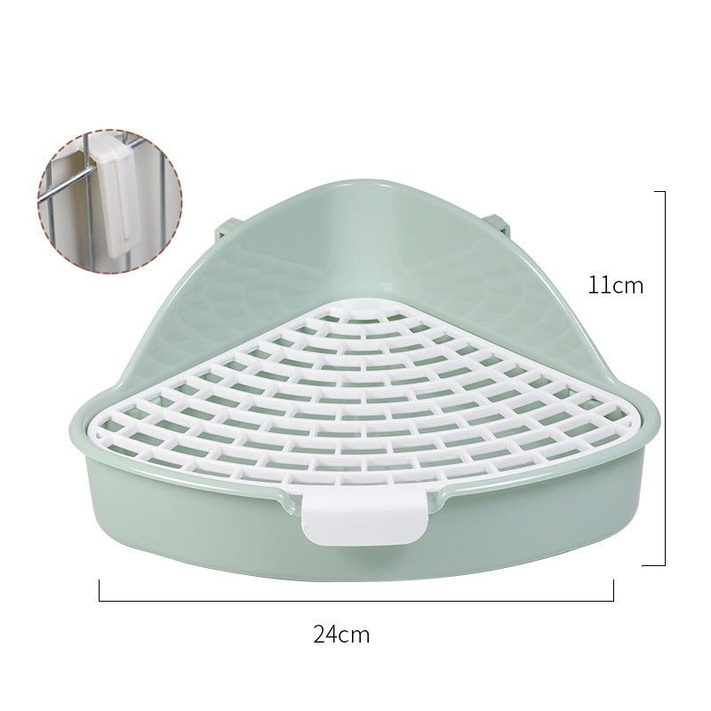 Rabbit Litter Box Bunny Corner Toilet Box Potty For  Small Pet