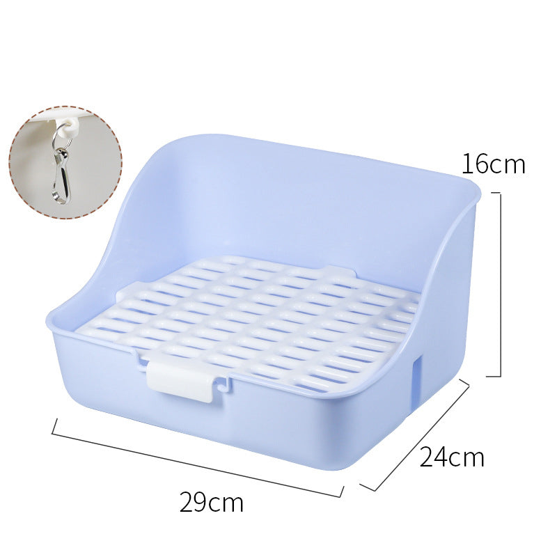 Rabbit Litter Box Bunny Corner Toilet Box Potty For  Small Pet