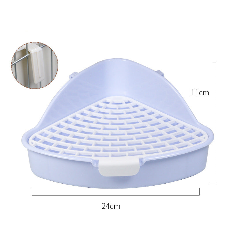 Rabbit Litter Box Bunny Corner Toilet Box Potty For  Small Pet