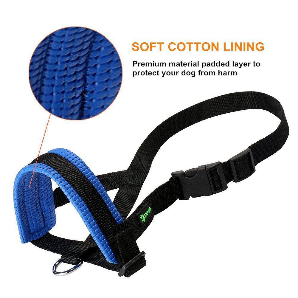 Dog Mouth Muzzle Anti Bark Dog Collar Breathable Dog Training Tool