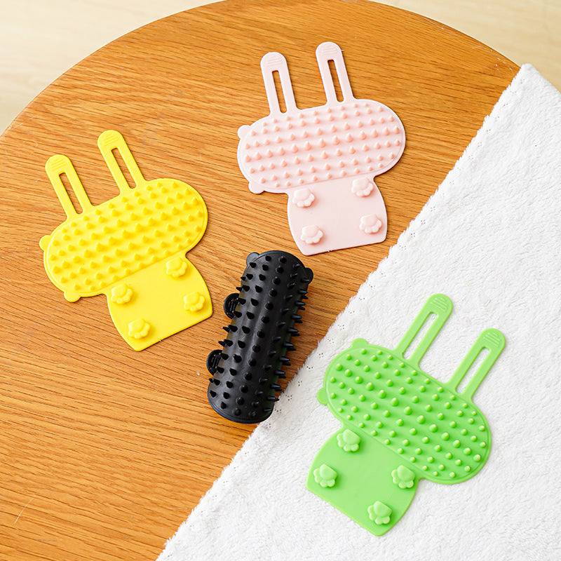 Cat Hair Removal Massage Comb Cats Scratching Rubbing Brush  Wall Corner Cat Scratcher Combs Pet Products