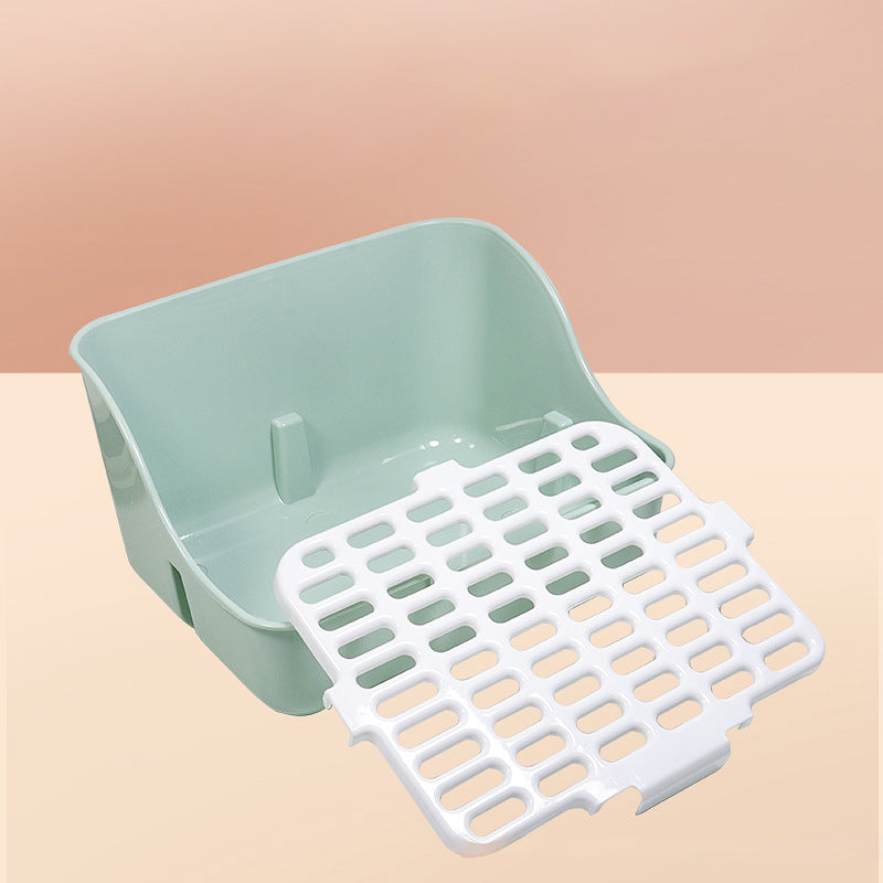 Rabbit Litter Box Bunny Corner Toilet Box Potty For  Small Pet