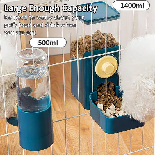 Hanging Automatic Food Water Dispenser For Cage