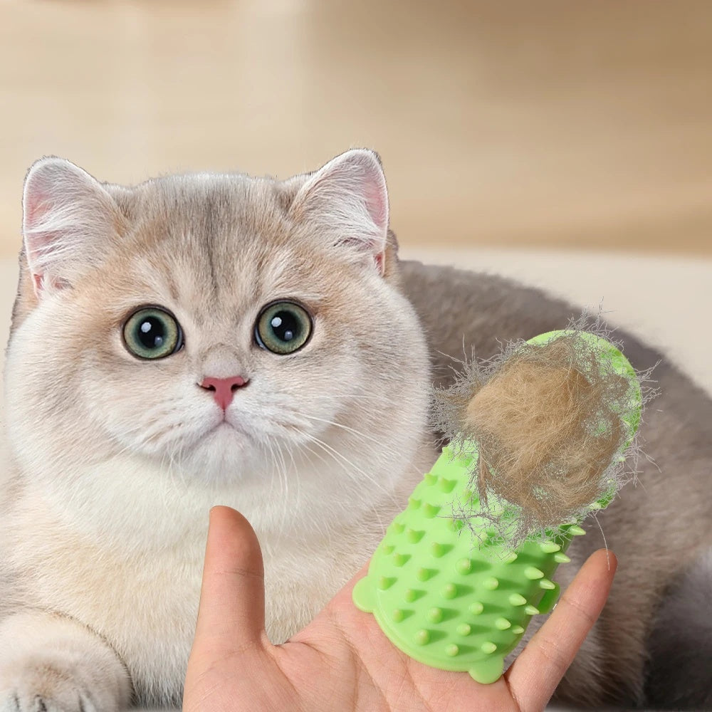 Cat Hair Removal Massage Comb Cats Scratching Rubbing Brush  Wall Corner Cat Scratcher Combs Pet Products