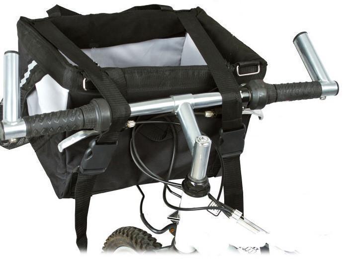 2-in-1 Bicycle Bike Attachment Soft Folding Fashion Travel Pet Dog Carrier Crate