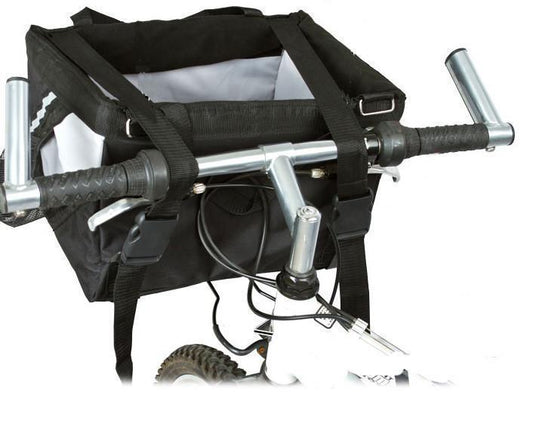 2-in-1 Bicycle Bike Attachment Soft Folding Fashion Travel Pet Dog Carrier Crate