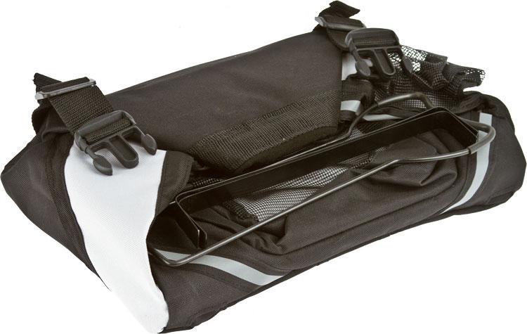 2-in-1 Bicycle Bike Attachment Soft Folding Fashion Travel Pet Dog Carrier Crate